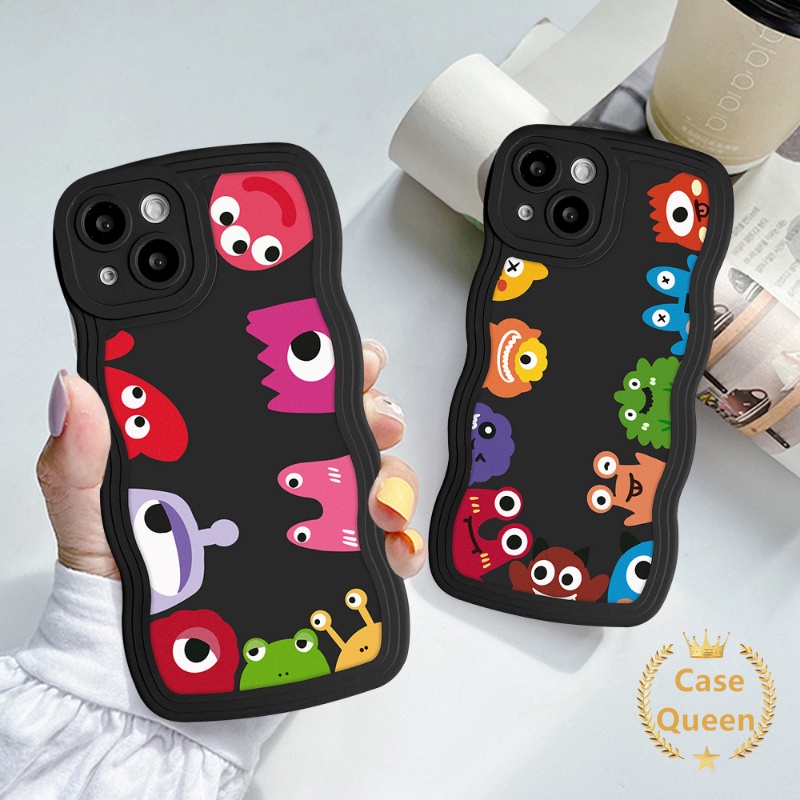 Soft Case Motif Kartun Monster Untuk Samsung A04 A23 A13 A50s A04E A12 A32 A50 A22 A53 A03s A52 A52s A33 A02s A03 A21s A30s A20 M11 A52 A3S M22 M1