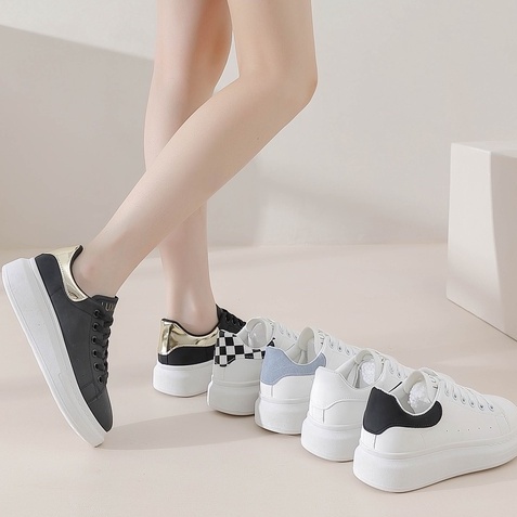 [Original Ber-Hologram] SNEAKYSHOES BAEKHYUN SNEAKERS WANITA FASHION  TREND KOREA IMPORT PREMIUM - J10