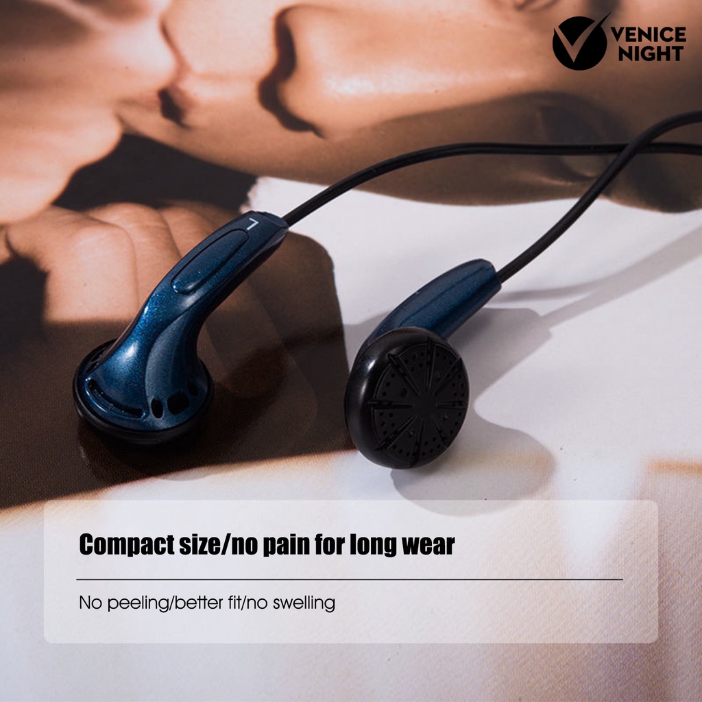 (VNEP) (Berkabel) Earphone High Fidelity Surround Sound Effect Universal 3.5mm Mage Bass Sports Gaming Earbud untuk Panggilan