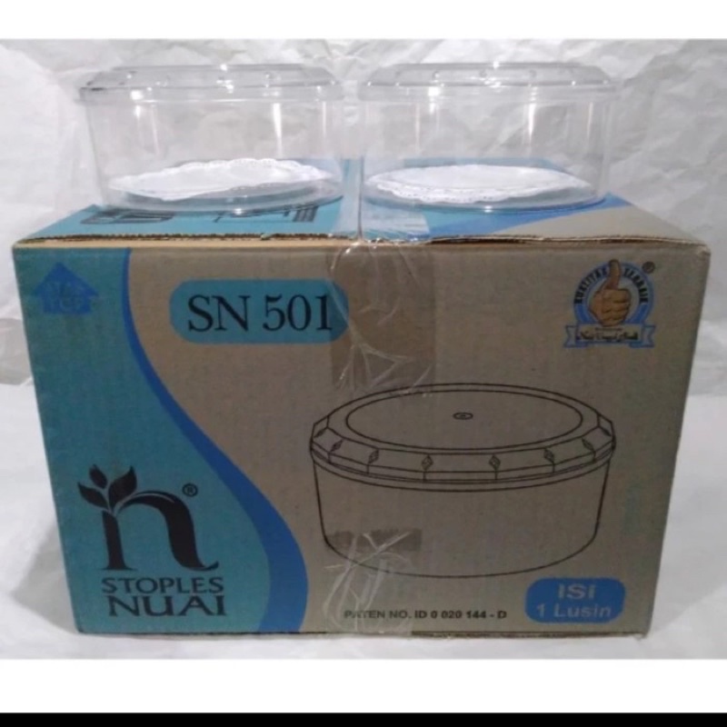 toples bulat kue kering nastar 500gr / toples nastar kue kering