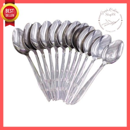 GOS -D113-  SENDOK MAKAN 1PCS - SENDOK STAINLESS STEEL PER PCS -SENDOK MAKAN