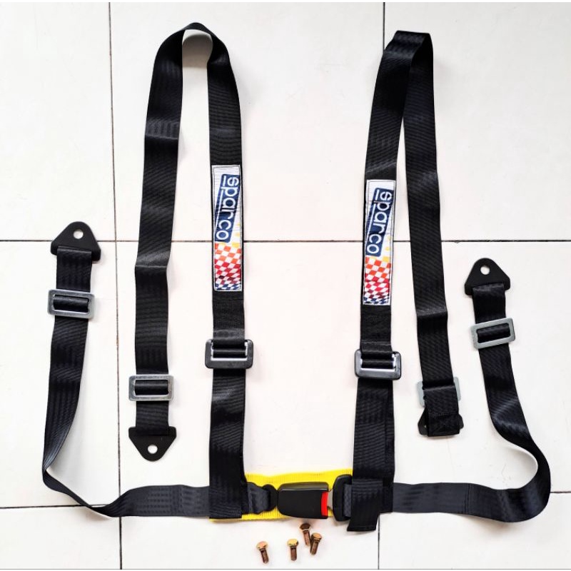 SAFETY BELT RACING 4 POINT/ 4 TITIK SPC