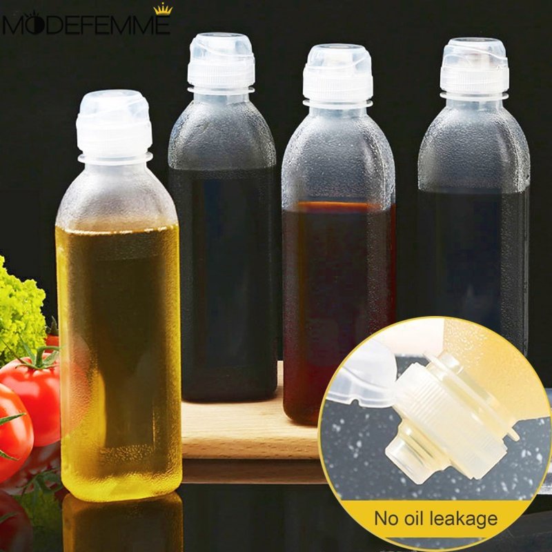 Botol Bumbu Pencet 300/500ml Tempat Penyimpanan Serbaguna Perlengkapan Cream Mustard Wadah Minyak Anti Bocor Botol Cuka Madu Dispenser Bumbu Kecap