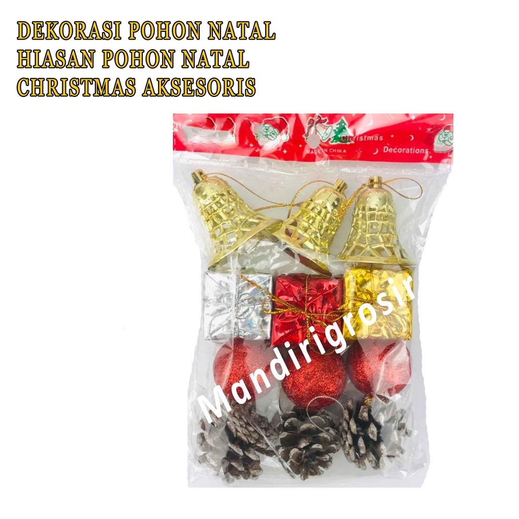 Dekorasi Natal * Aksesoris Christmas * Hiasan Pohon Natal * Dekor Santa Claus Christmas