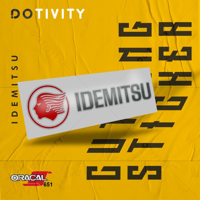 

Cutting Sticker IDEMITSU V5 2 Colors