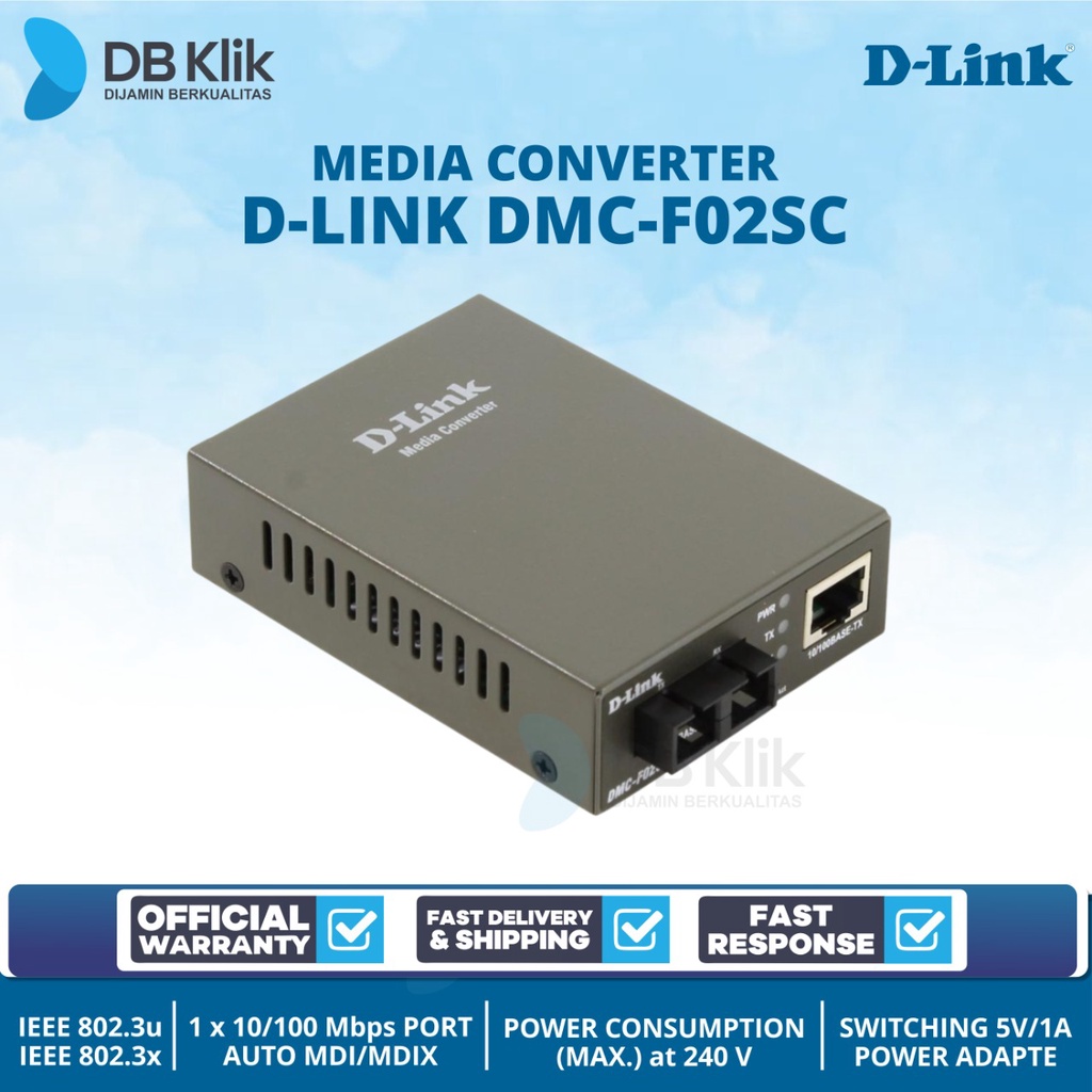 Converter D-Link DMC-F02SC - Media Converter DLink DMC-F02SC