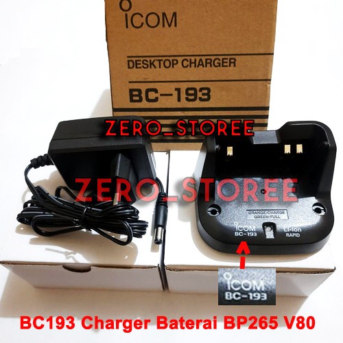 Charger BC-193 ICOM BC193 Lithium IC-V80 IC V80 V-80 HT Icom U80 ICU80 chager icom BC 193 BP265 casan HT BP 265 Cajer Komplit set ICOM Litium LION batre baterai Cajer Chager BC123 BC123SE BC 123