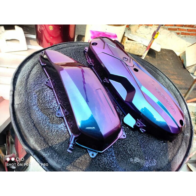 cat bunglon (chameleon) 100ml tiga warna merah biru ungu super colour bergaransi