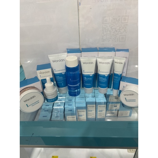 WARDAH PAKET LENGKAP ACNEDERM SERIES | KULIT JERAWAT,  BERMINYAK,  KOMEDO