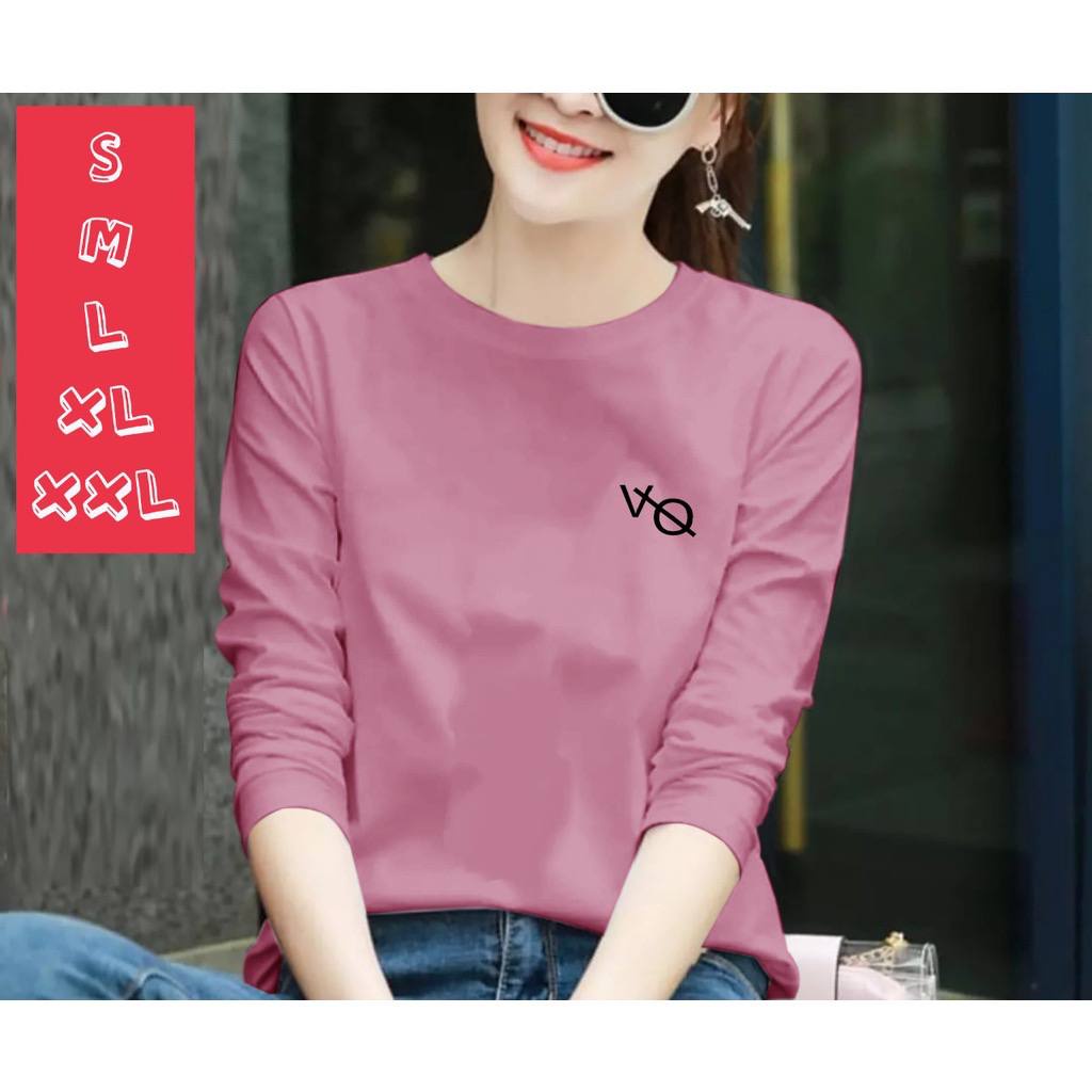 DL88 I BAJU ATASAN WANITA VO GIRL (S,M,L,XL,XXL) TERBARU ~ BAJU WANITA LENGAN PANJANG KEREN DAN KEKINIAN