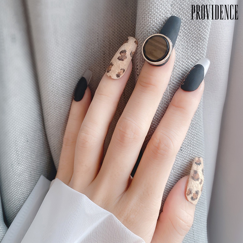 Providence 1 Set Kancing Nail Art DIY Tiga Dimensi Anti Jatuh Untuk Salon / Manicure