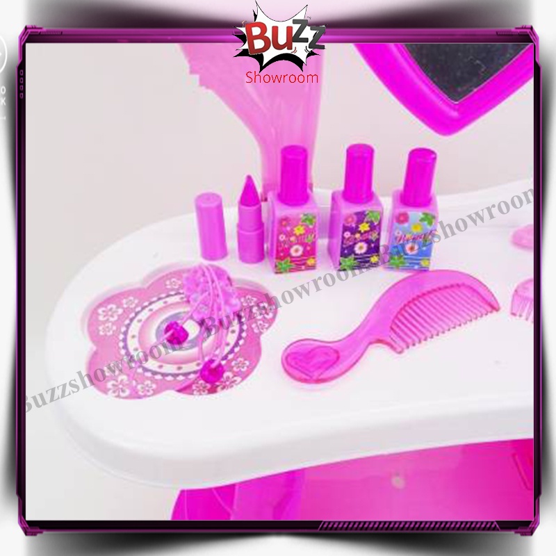 Meja Rias Anak Pretty Dream Dresser Make Up Table Mainan Mekap Dandan