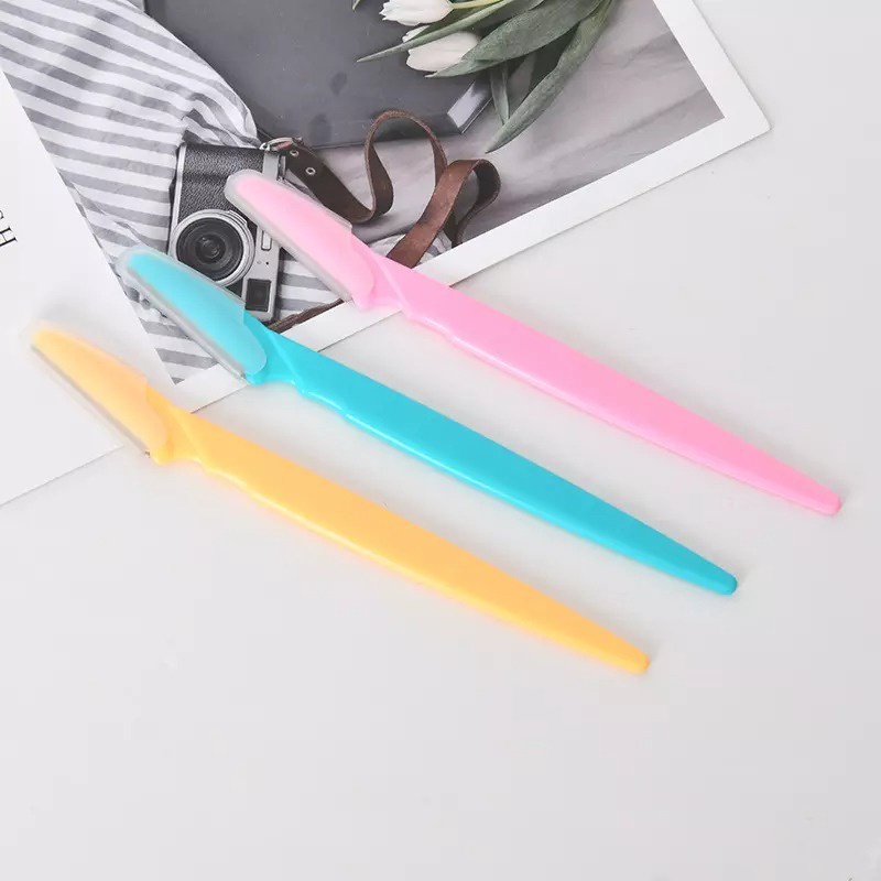 COD [AKSESORIS] Pisau Cukur Alis / Cukuran Alis Cambang Serbaguna / Eyebrow Razor Blade Alat Kerik Manual Penghilang Rambut Halus Wajah