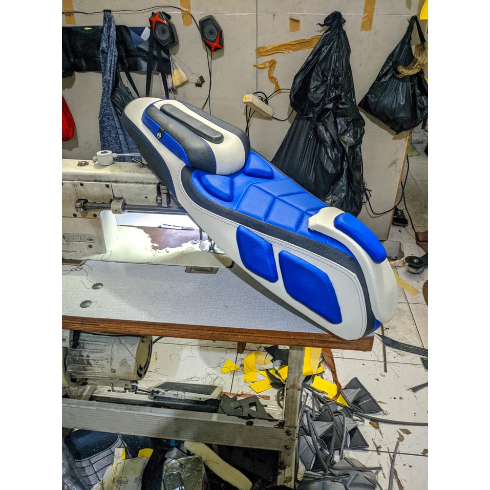 JOK TOURING YAMAHA NMAX KULIT MBTECH-JOK MODIFIKASI MOTOR NMAX KULIT MBTECH-JOK NMAX KULIT MBTECH