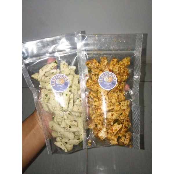 

Basreng Kering Pedas Daun Jeruk/ Ori Daun Jeruk (ELSFOODRY)