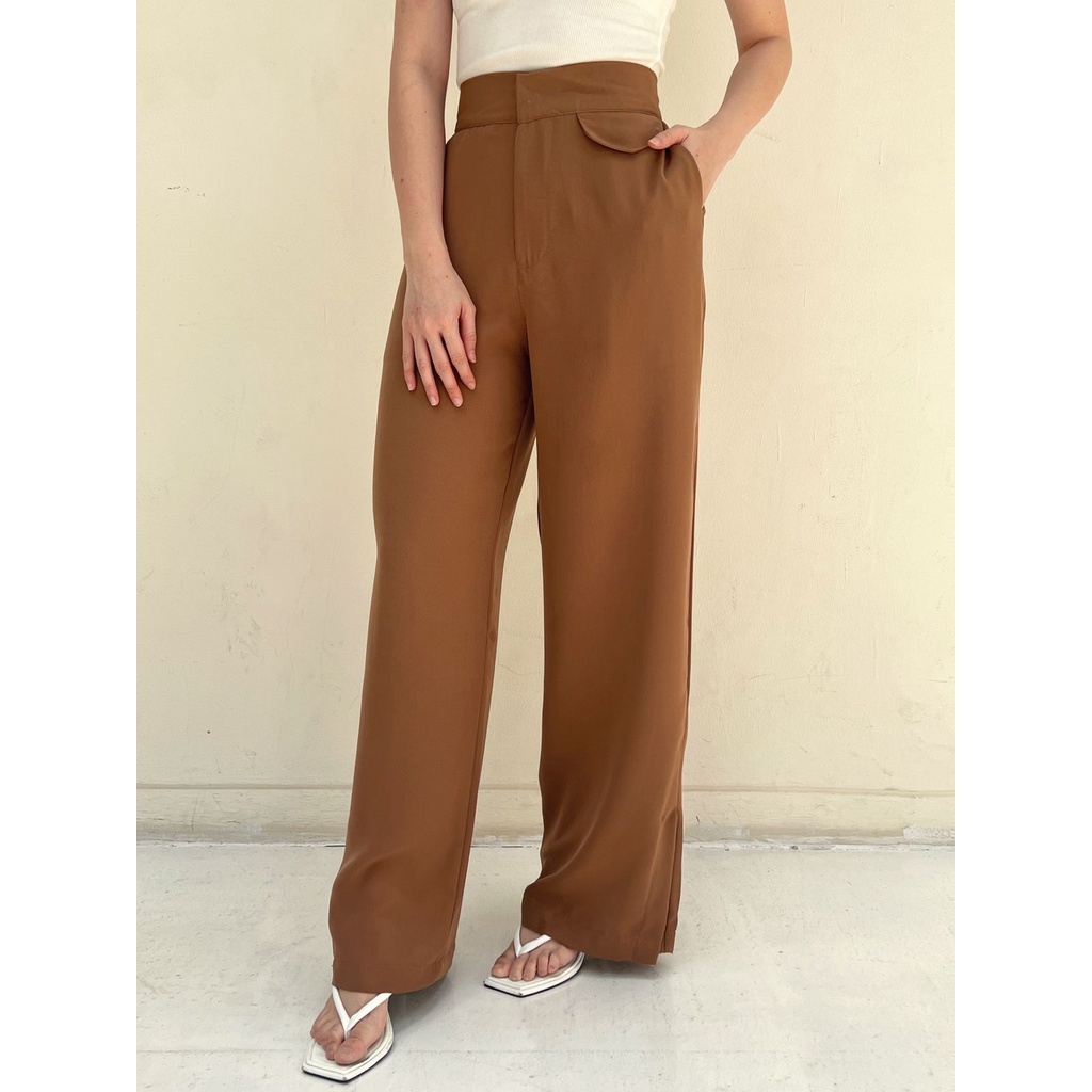 POTTIE - Poppy Cullotes Pants - Long Culottes High Waist