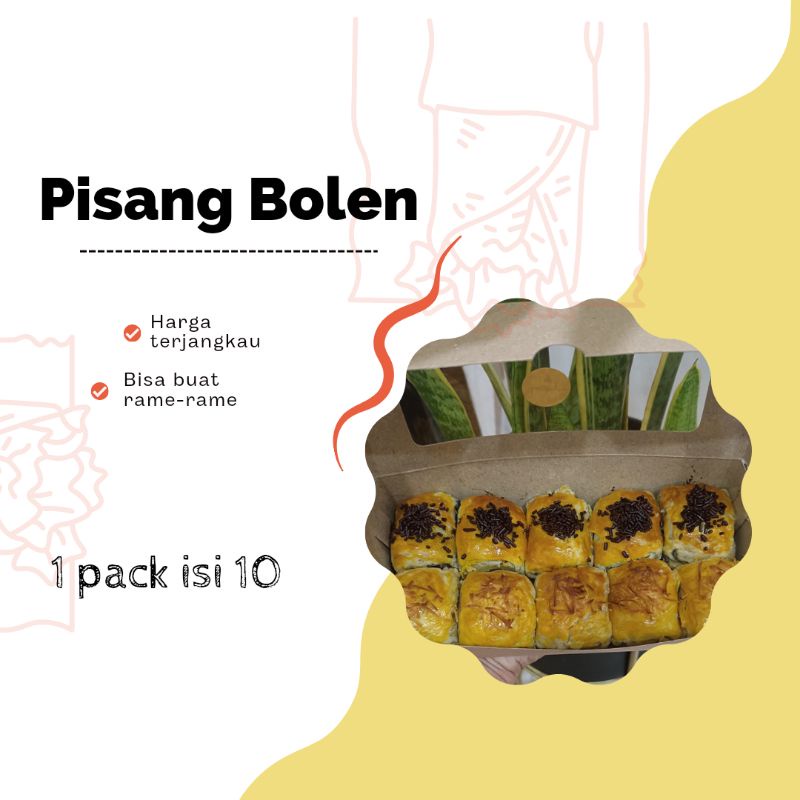 

PROMO Terenak!!! Bolen Pisang Coklat Keju