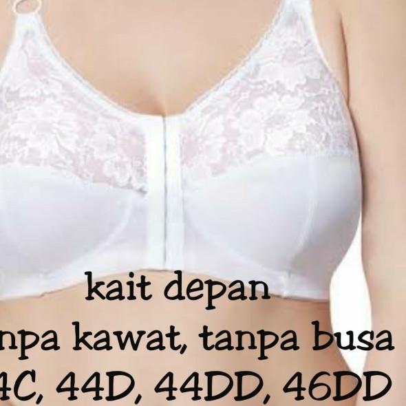 bra big size export jumbo murah bukaan kait depan 38 40 42 44 46 48 50 - 44D