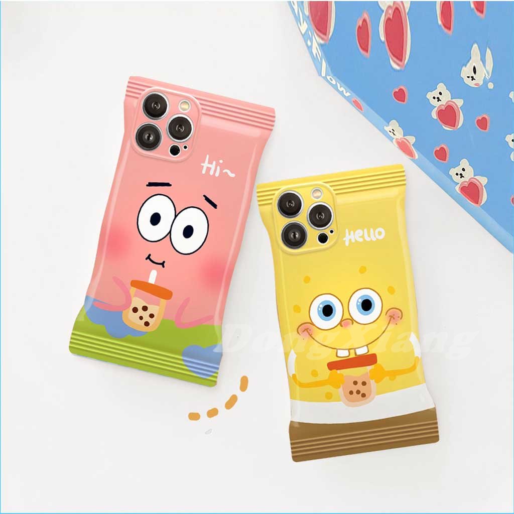 Soft Case TPU Motif Spongebob Untuk Samsung A04s A13 A03 A23 A03s A32 A22 M32 A12 A31 A02s A21s A10S A20 A52 A52s A51 A71 A53