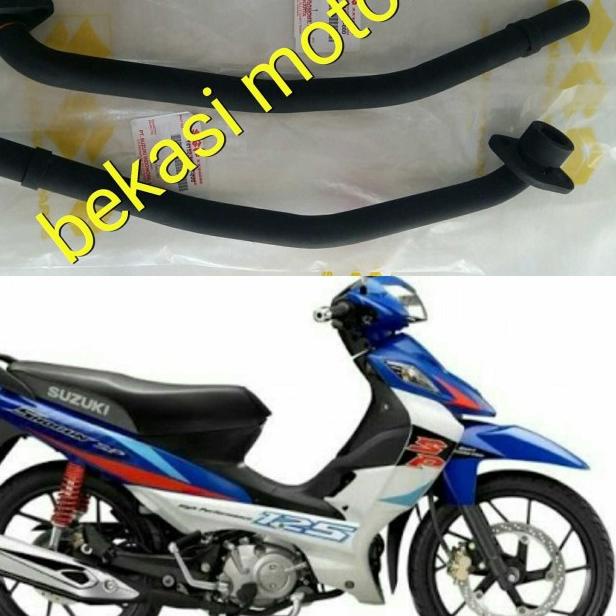 pipa pipe leher knalpot suzuki shogun 125 SP FL RR ROBOT original