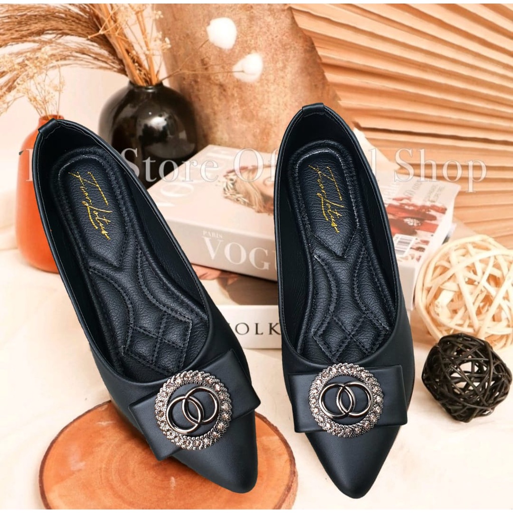 FIOR LOTUS Pointed Toe Ballerina Flat AR 01 - Fior Store