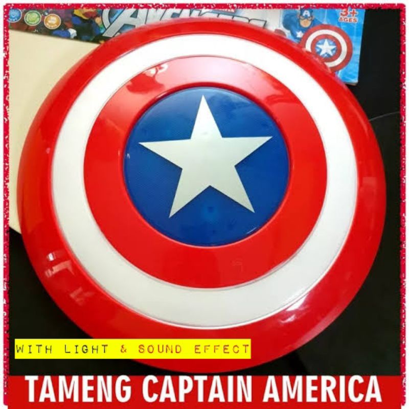 Jual TAMENG CAPTAIN AMERICA MAINAN ANAK SHIELD KAPTEN AMERIKA (LIGHT ...