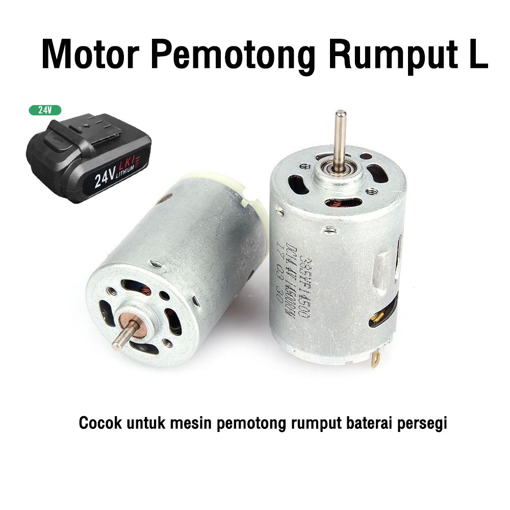 Tool superman 24V/12V Dinamo Motor Alat Mesin Potong Rumput  listrik Rumput Baterai Batery Cordless aksesoris mesin pemotong rumput segitiga bor