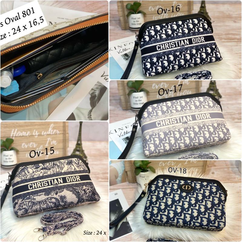 Slempang Oval Wanita / Handbag Oval Import