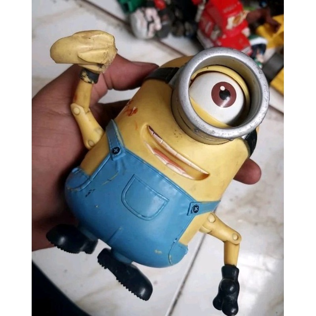 Action Figure Stuart Minions Original Thinkway Toys Talking Doll artikulasi bisa ngomong barunya mah