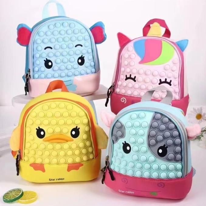 Tas pop it anak tas ransel anak pop it tas anak sekolah