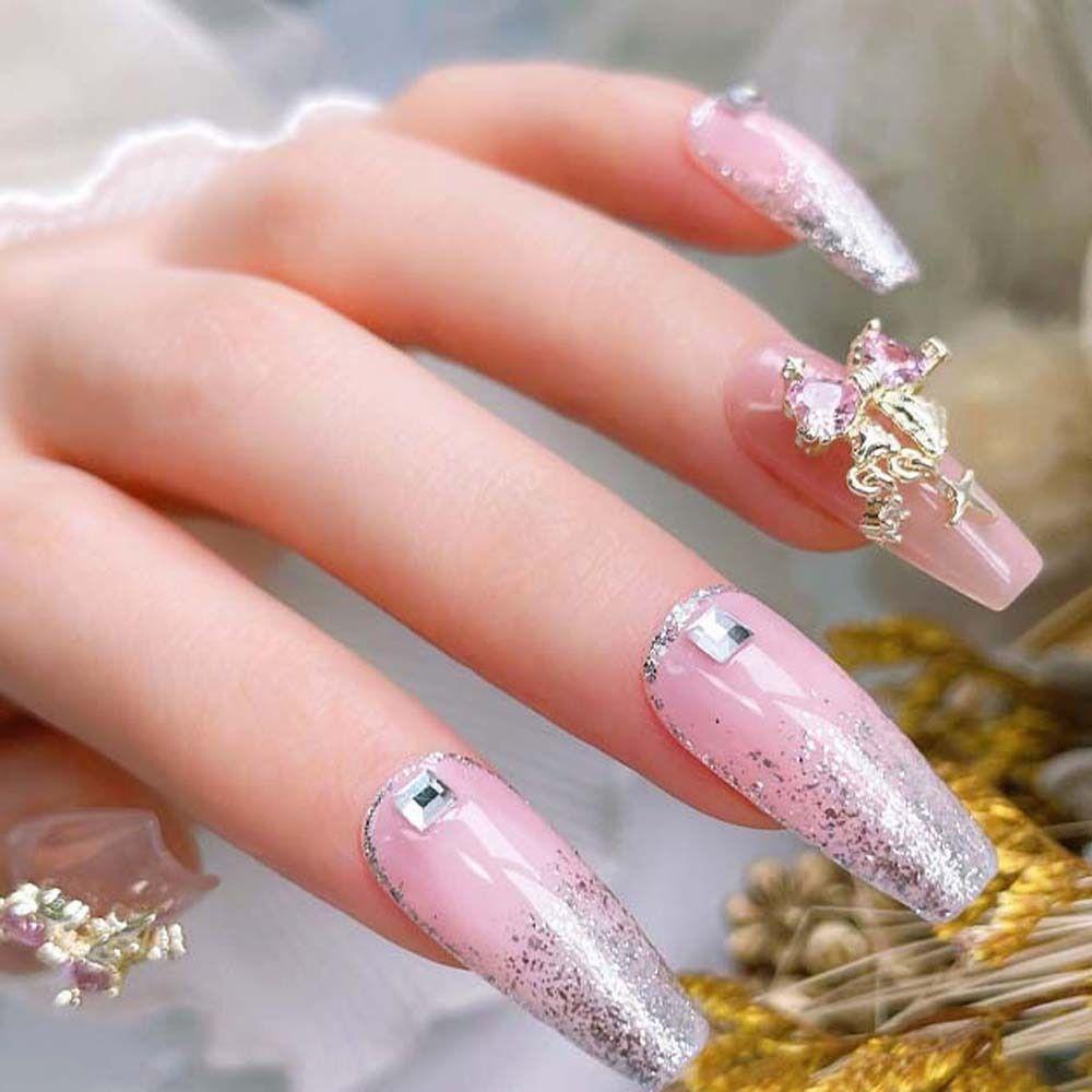 Mxbeauty Busur Dekorasi Kuku Fashion Ikatan Simpul Bintang Liontin Nail Art Perhiasan Manicure Aksesoris