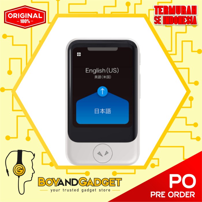

Pocketalk Model S Real Time Two-Way 82 Language White