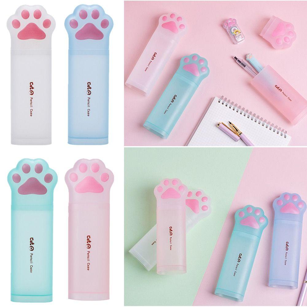 Preva Kotak Pensil Hadiah Kreatif Kartun Cat Paw Stationery Pouch