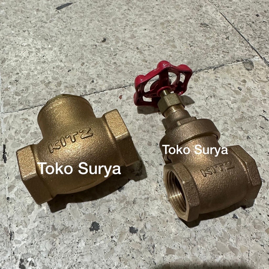 KITZ GATE VALVE 3/4" KITZ CHECK VALVE 3/4" STOP KRAN 3/4" KITZ TABOK KITZ 3/4" TABOK 3/4" KITZ TABOK