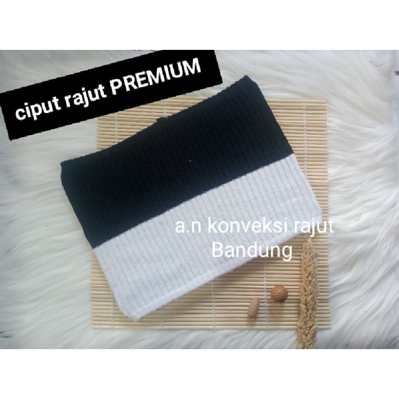 ciput rajut  premium 2warna inner rajut premium bandana rajut