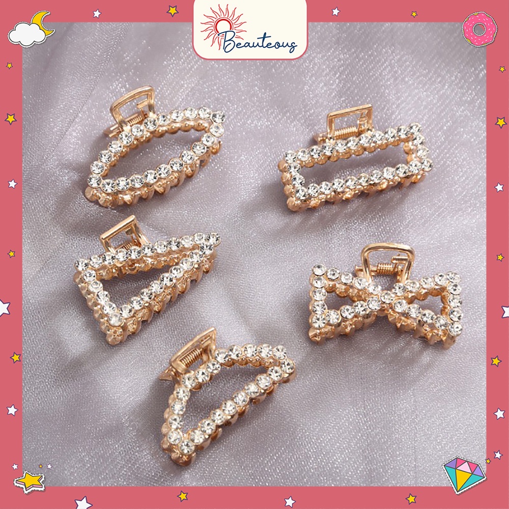 Jepitan Jedai Rambut Mutiara Ikat Rambut Capit Rambut Artis Korea Pita Anak