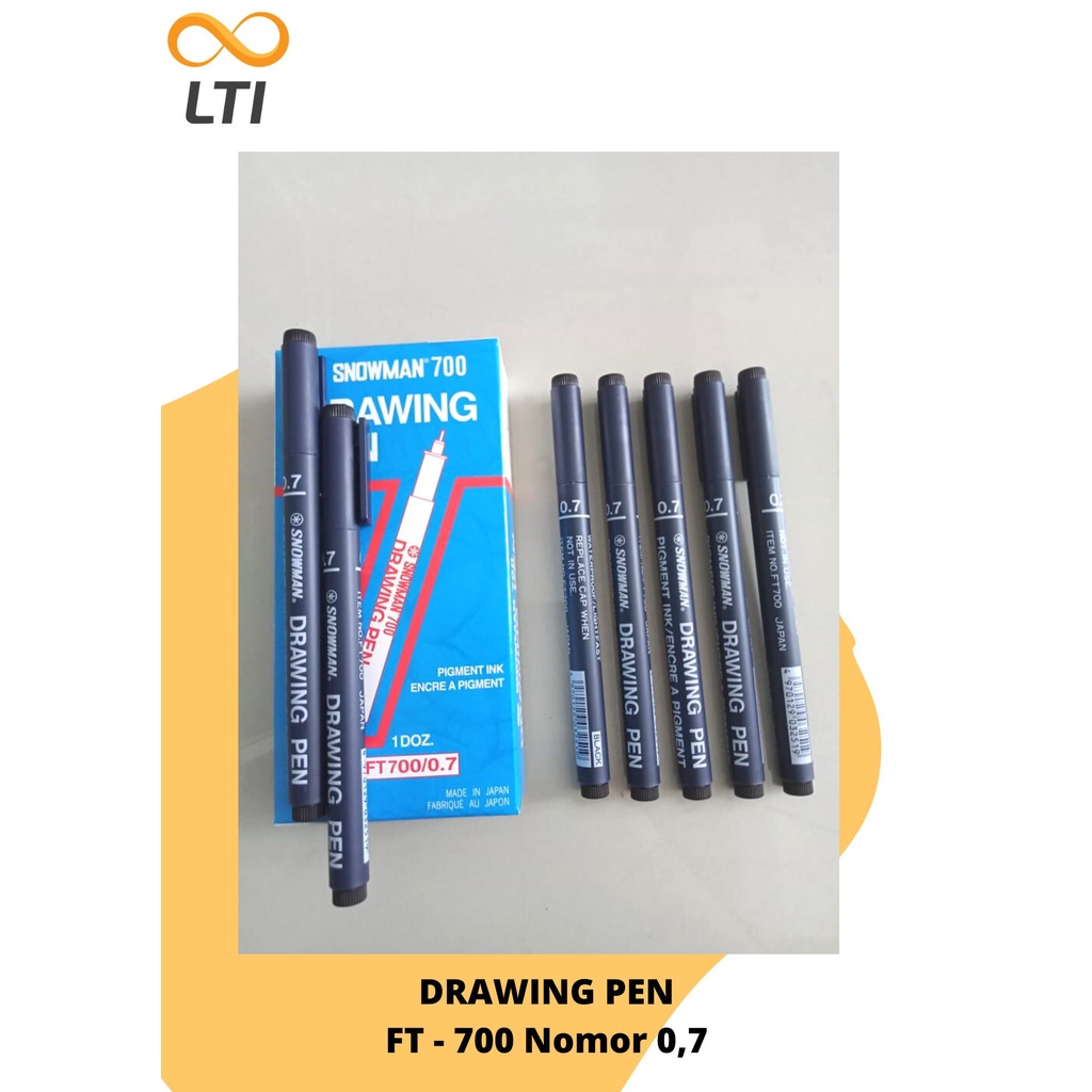 

Drawing Pen Snowman FT-700 UK. 0.7 - HEMAT