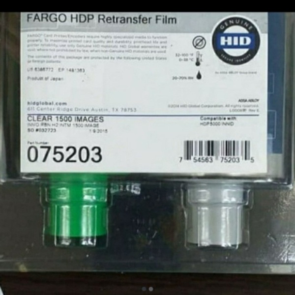 

Jual tools Ribbon FARGO HDP Reftransfer film 5000 PN 075203 26SZ2 Murah