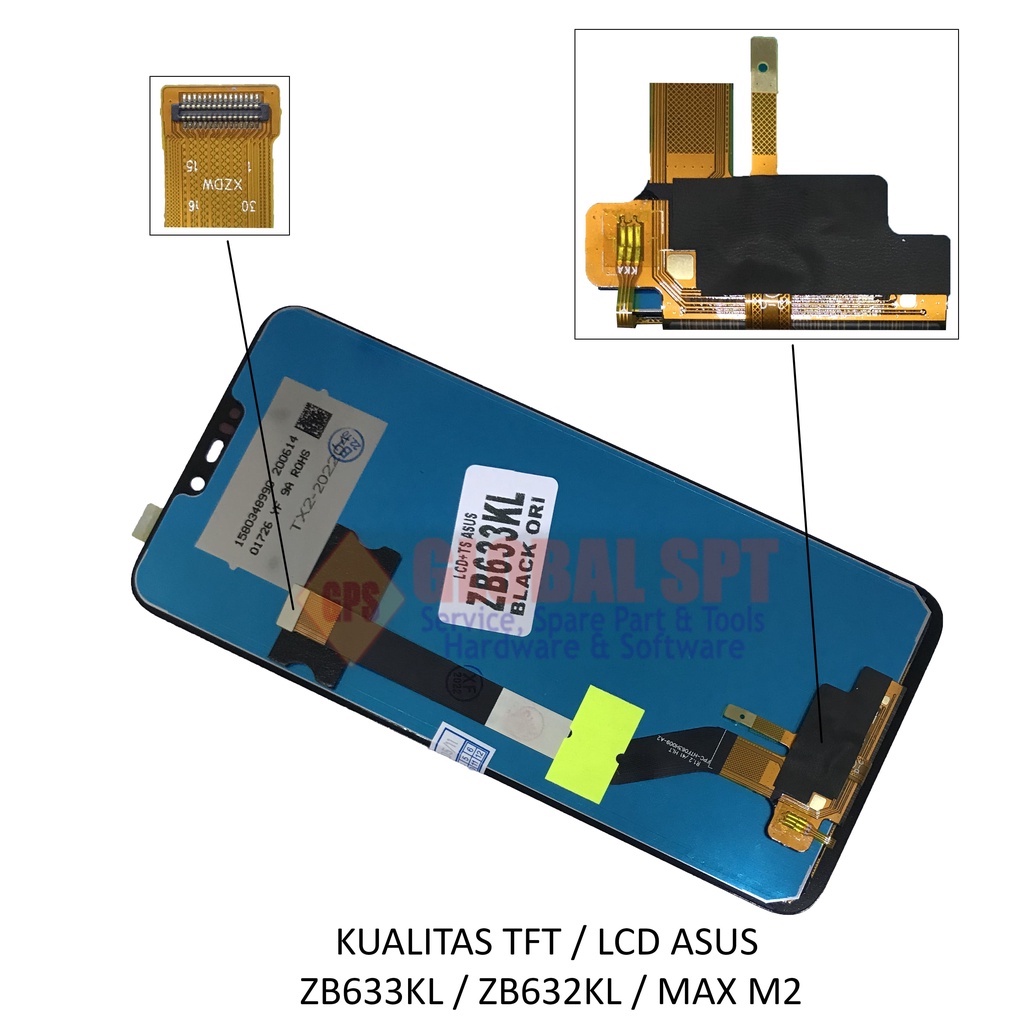 VERSI TFT / LCD TOUCHSCREEN ASUS ZB633KL / ZB632KL / MAX M2