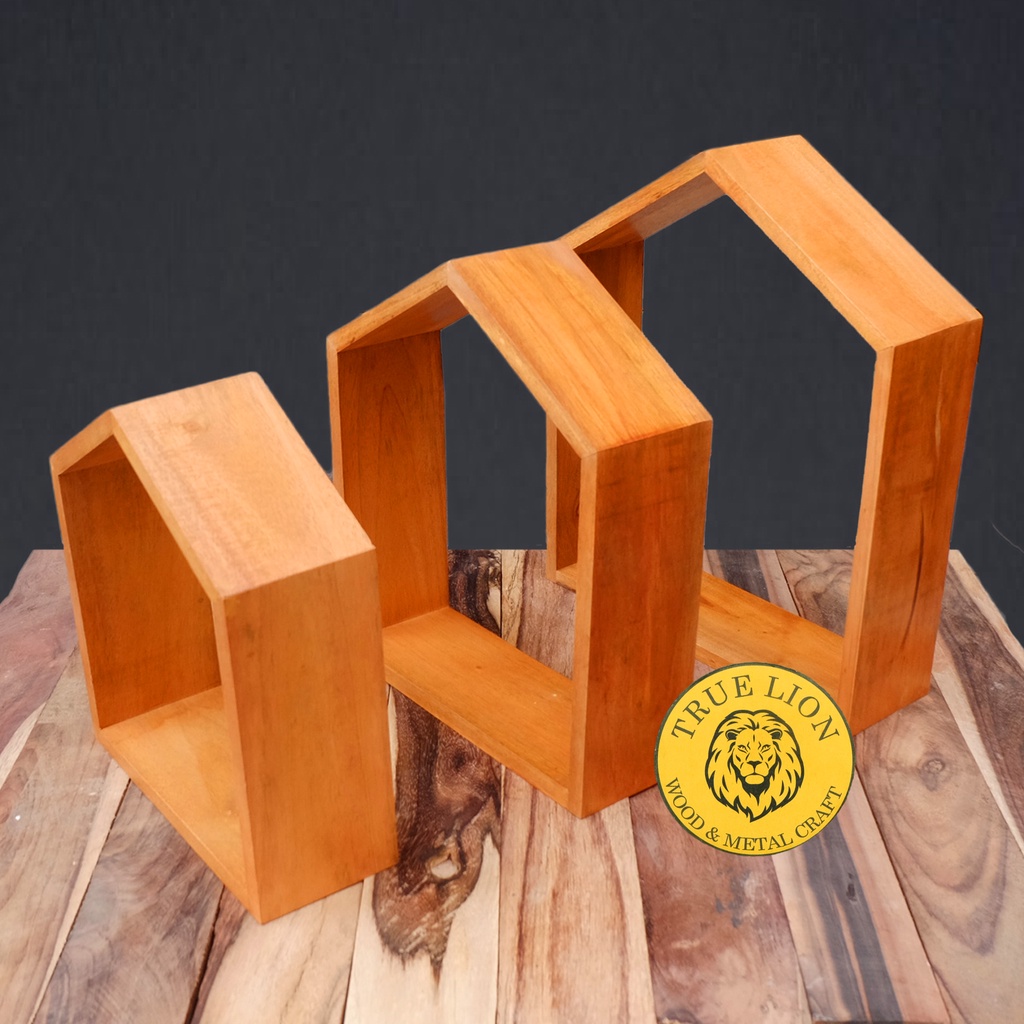 Rak Dinding Tempel Kayu Minimalis / Rak Dinding Kayu Aesthetic / Hiasan Dinding Tempel Aesthetic