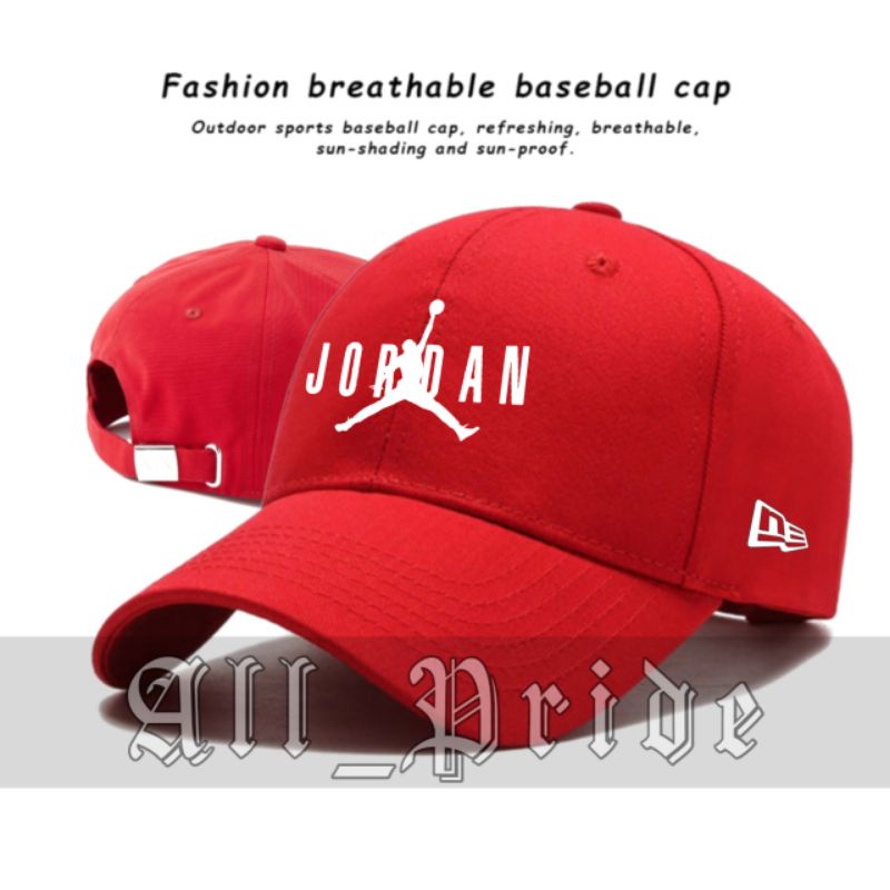 Topi Baseball AIR JORDAN Keren Murah Distro Pria Cowok Laki Laki Cewek Wanita Hat Michael Jordan Bas