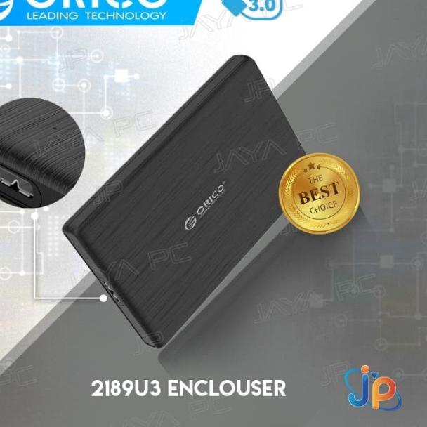 Orico Case External Hardisk SSD 2189U3 2.5 Sata USB 3.0 Enclosure