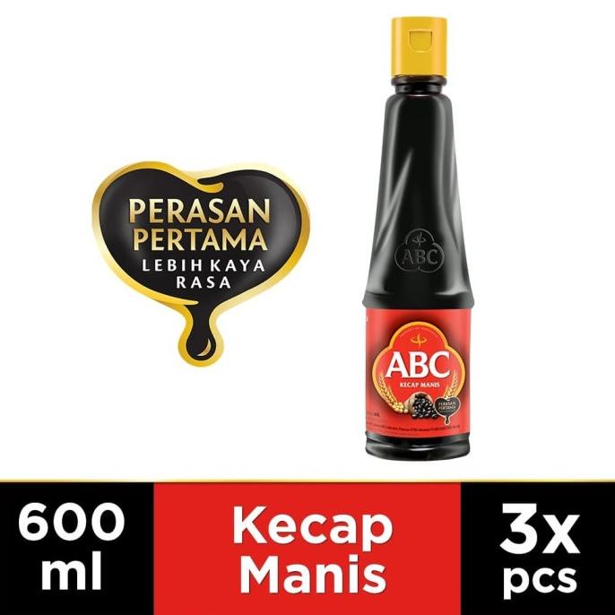 

ABC Kecap Manis 600 ml Multi Pack 3 pcs