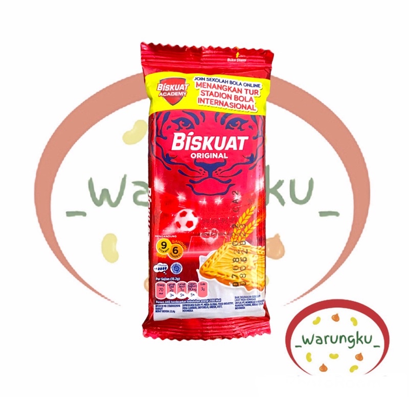 

BISKUAT Biskuit Susu Original / Coklat 1.000 - 1 Pcs