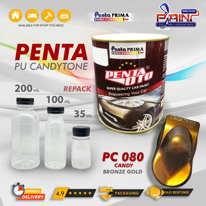 Cat Candy tone CANDY BRONZE GOLD PU PENTA OTO PC 080 - BRONZE GOLD