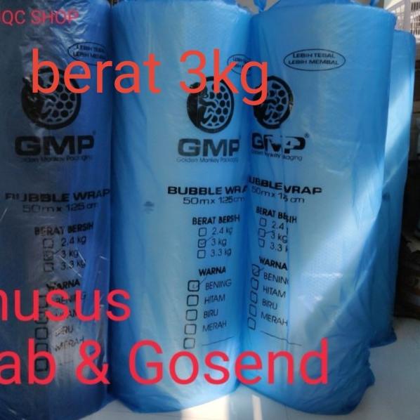 

bubble wrap roll 125cm x 50m - Putih