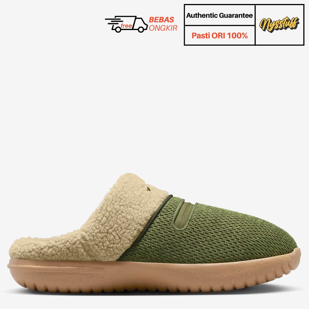 Nike Burrow SE Slipper Pilgrim Limestone | ORIGINAL