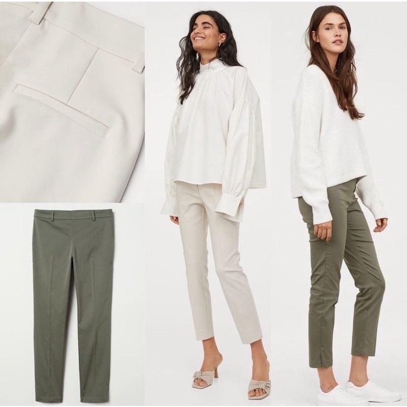 H&M Ankle Cigarette Trousers Pants