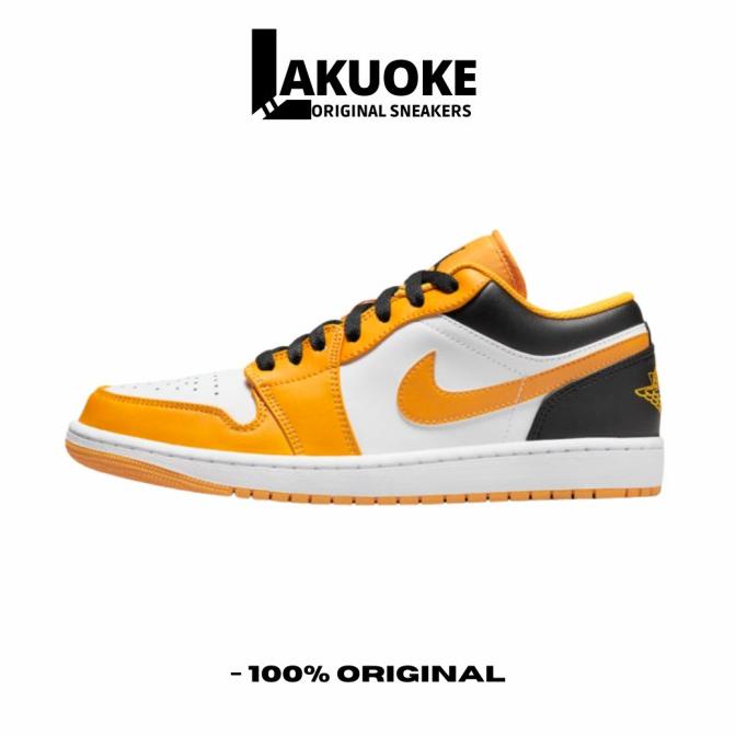 Sepatu Nike Air Jordan 1 Low Yellow Taxi 2022 Original Atormelzi