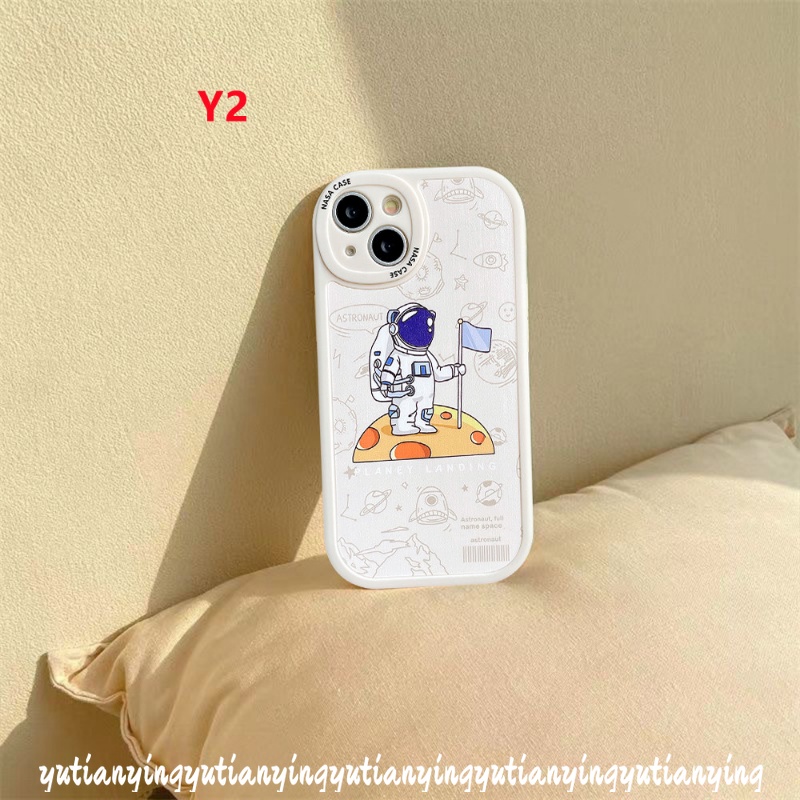 Soft Case Desain Kartun NASA Astronauts Untuk Realme C12 C15 5 6i 5s 5 6s 6 C30 C25Y C31 C25s C21 C35 GT C17 C21Y C2 C11 C20 C3I 720 C11I 8